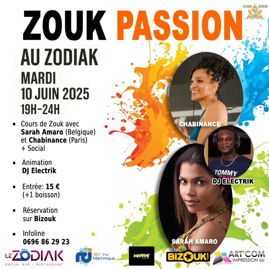 Affiche : Zouk Passion