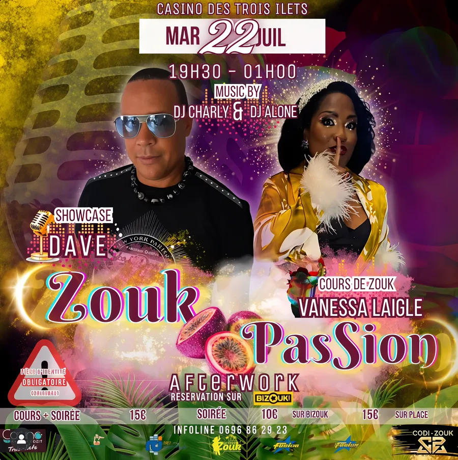 Affiche : Zouk Passion Afterwork