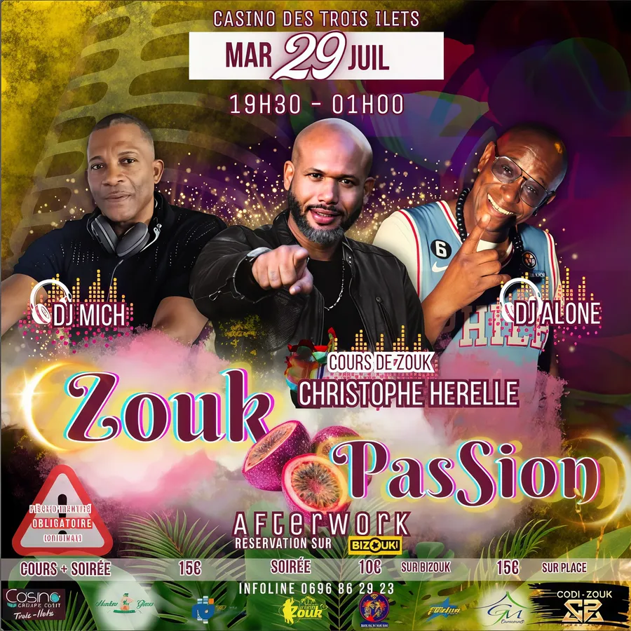Affiche : Zouk Passion Afterwork