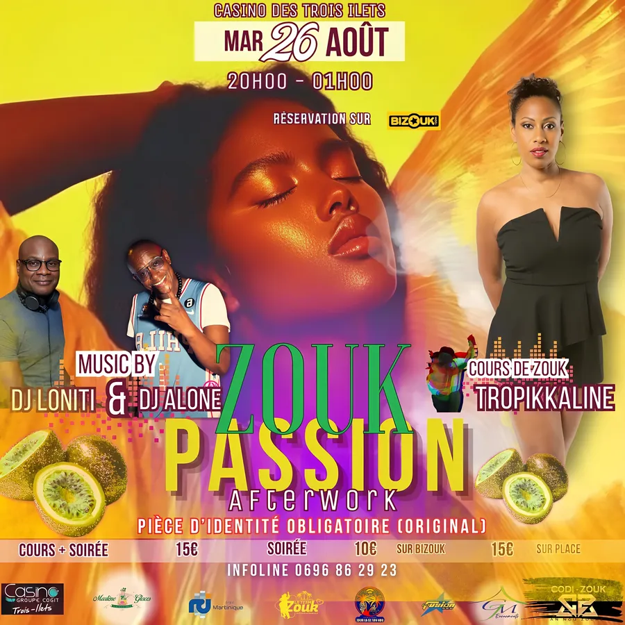 Affiche : Zouk Passion Afterwork