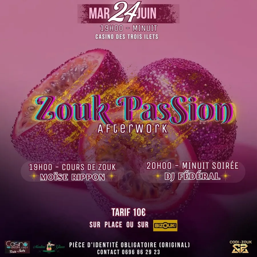 Affiche : Zouk Passion Afterwork